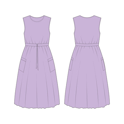 Women's Dress Sewing Patterns - A0009-22-V-3