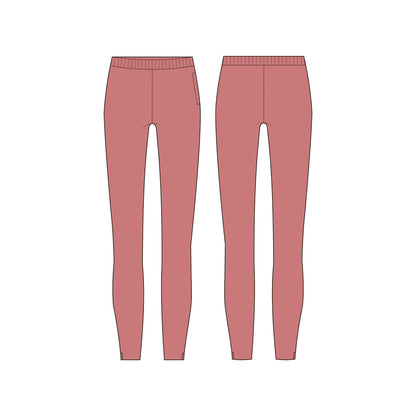 Women's Legging Sewing Pattern - A0005-23-W-2