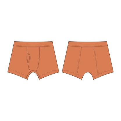 Men's Innerwear Shorts Sewing Pattern - A0001-22-V-10