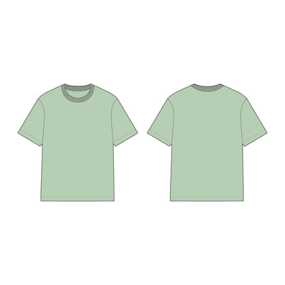 Men's Oversizes T-Shirt Sewing Pattern - A0001-22-V-15