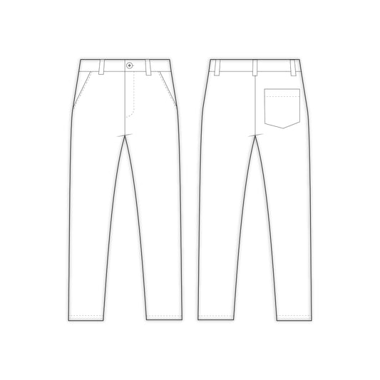 Kids - Boy's Pant Sewing Pattern - A0003-25-Y-8