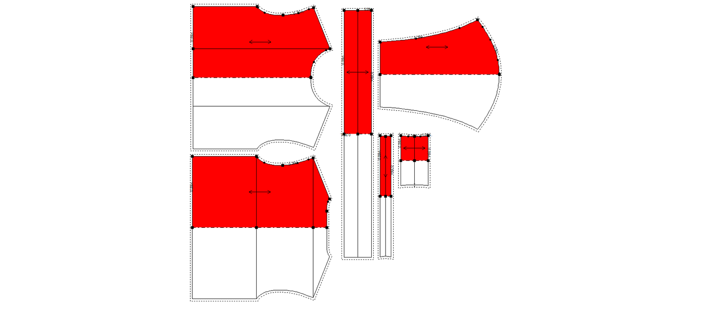 Men's Drop Shoulder Sweatshirt Sewing Pattern - A0004-22-V-05
