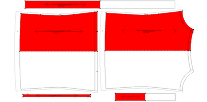 Women's Camisole Sewing Pattern - A0003-22-V-12