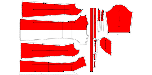 Women's Dress Sewing Pattern - A0001-22-V-11