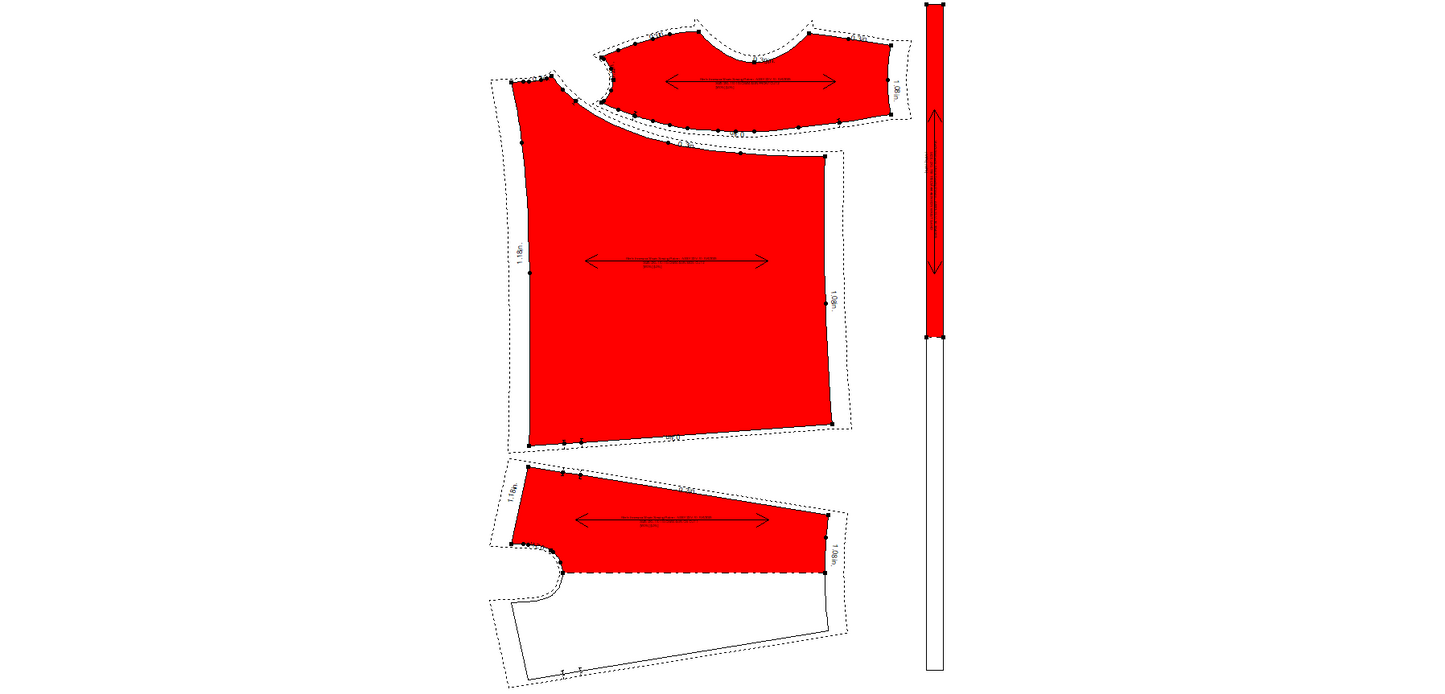 Men's Innerwear Shorts Sewing Pattern - A0001-22-V-10