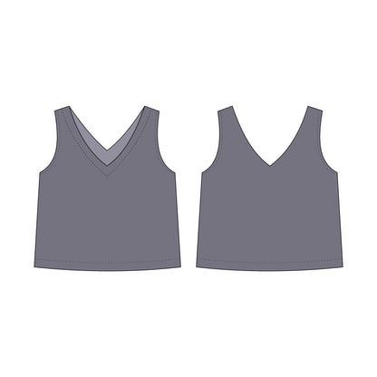 Kids - Girl's Top Sewing Pattern - A0007-25-Y-8